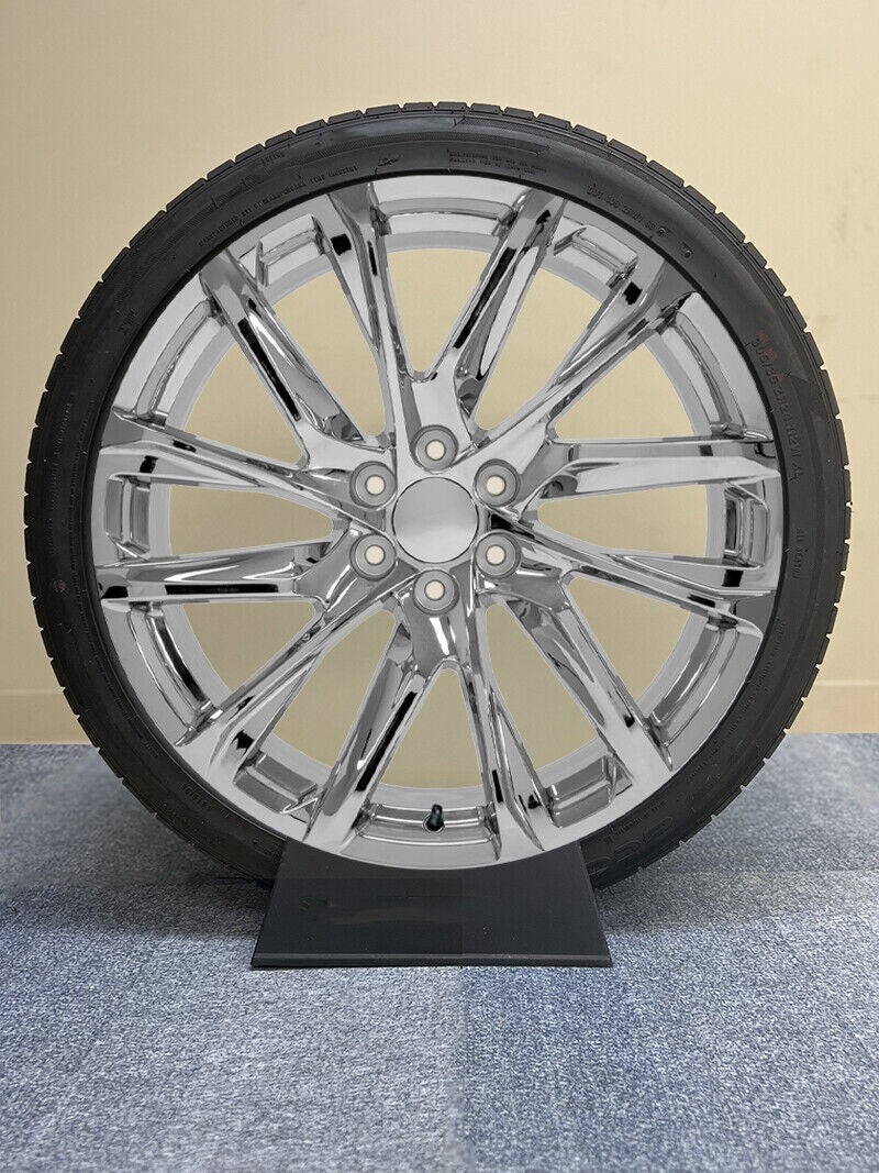 Chrome 24" SSX Replica Wheels H/T Tires Chevy Silverado Tahoe GMC Sierra Yukon1