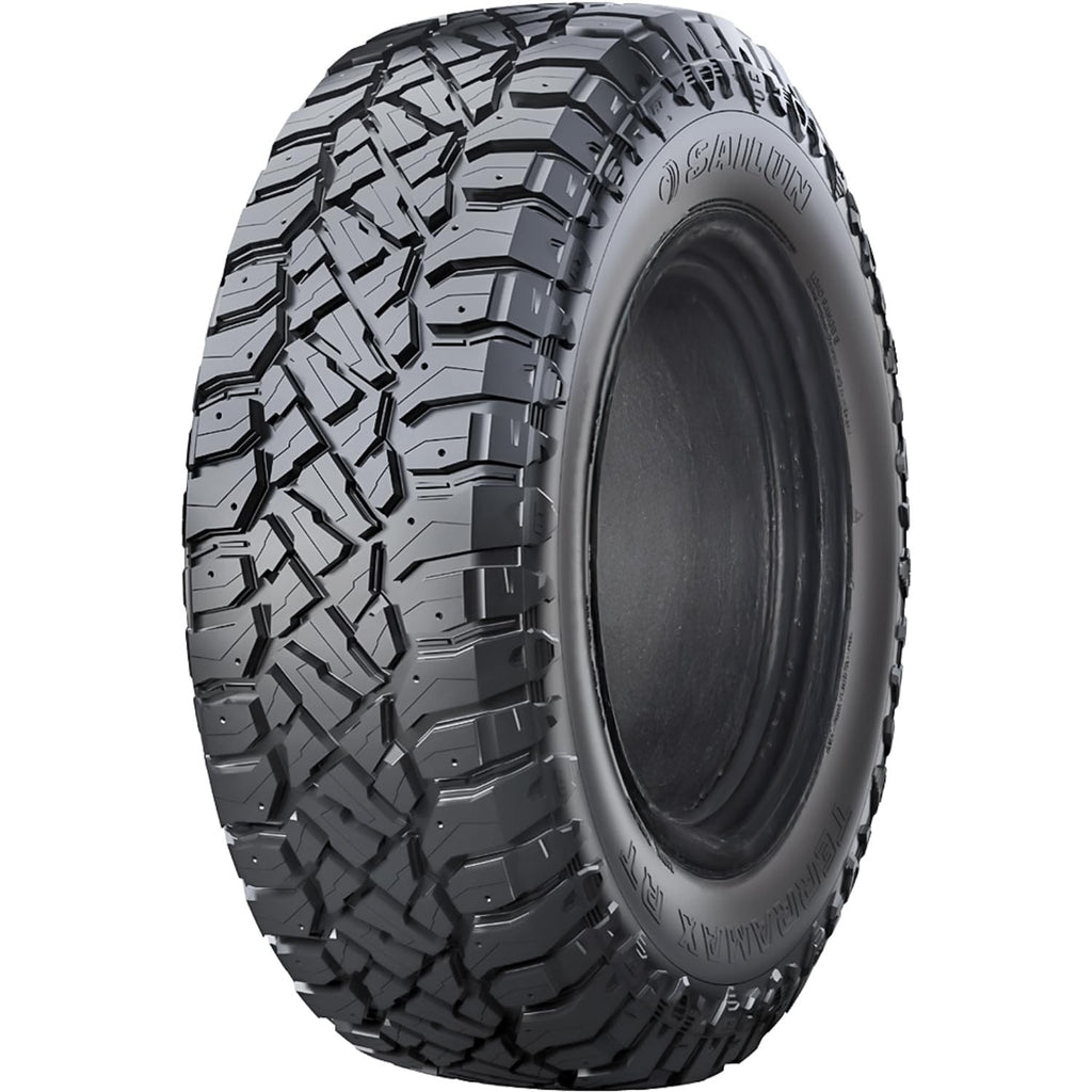 20" Black and Machine Snowflake Wheels Rugged Terrain Tires For Chevy Silverado4