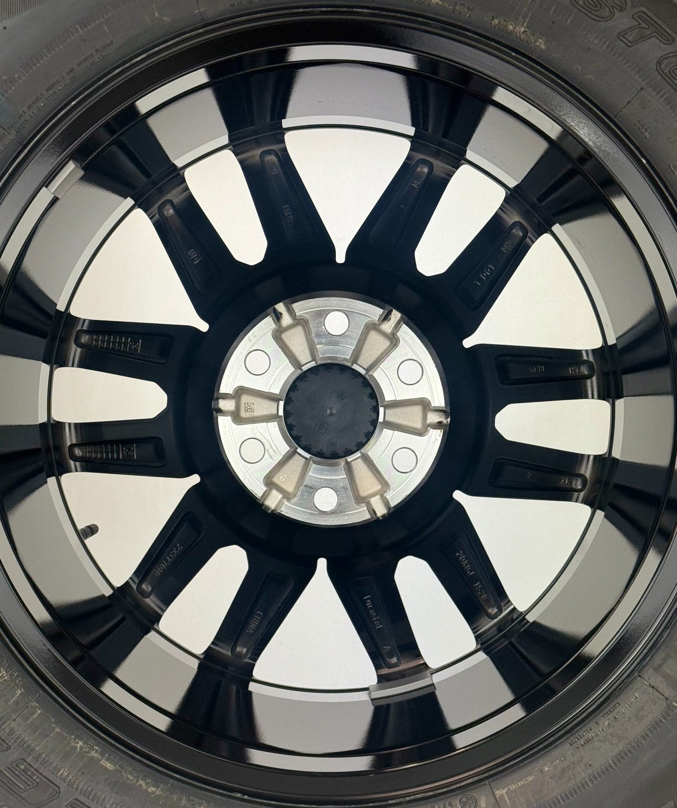 20" GMC Sierra Yukon Black And Machine AT4 OEM Wheels Bridgestone AT 275/60R206