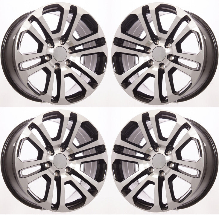 Dodge 20" Black And Machine Split Spoke Wheels For 2019-2026 Ram 15001