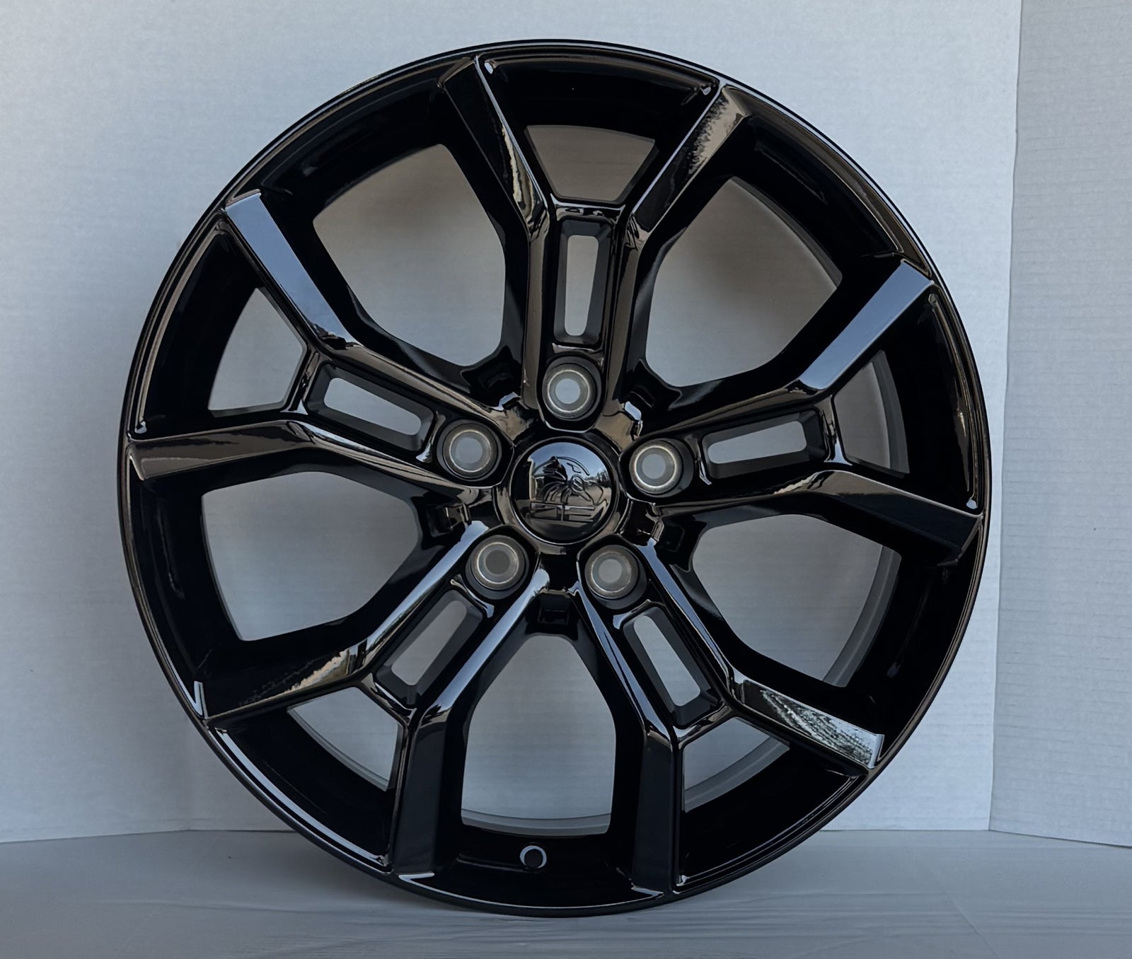 Jeep Wrangler 20" Gloss Black Replica Wheels Blackhawk R/T Tires TPMS Set of 44