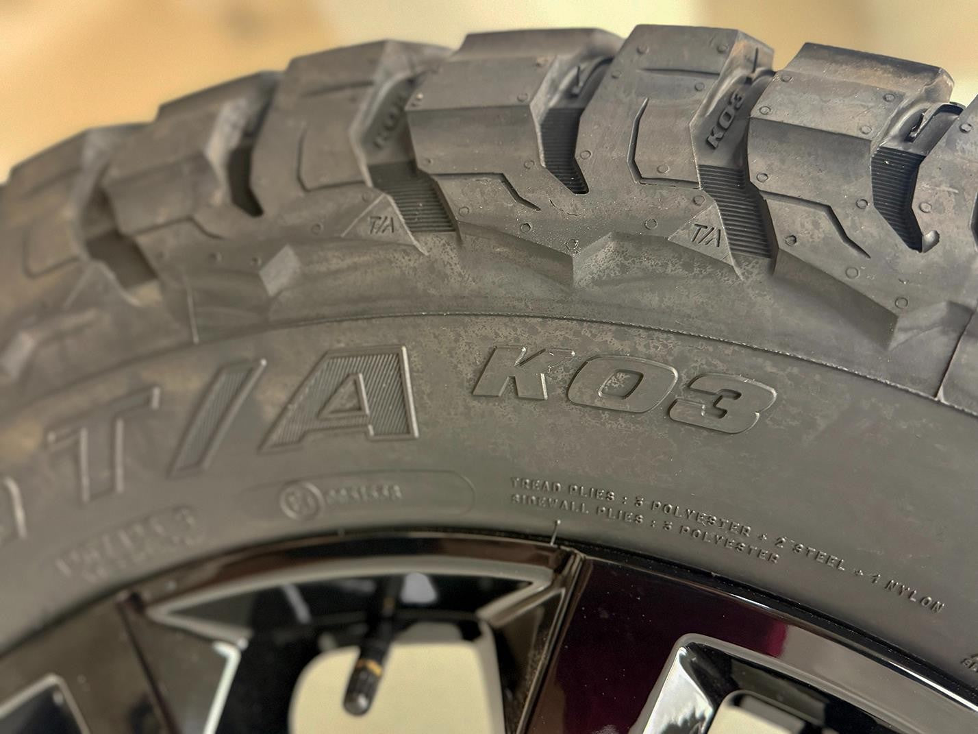 Set 4 OEM Chevy Silverado 2500 20" Black HD Wheels BFG A/T KO3 Tires New Takeoff6