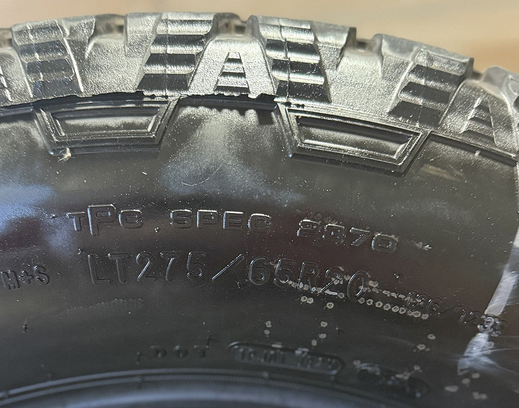 Chevy Silverado 20" Chrome Snowflake NEW Wheels Goodyear AT Takeoff Tires TPMS1