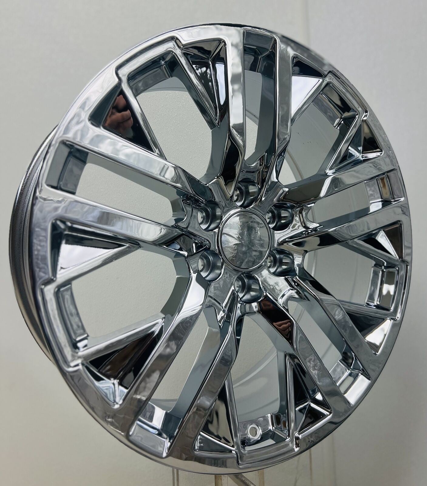 22" Chrome Next Gen Wheels For 2000-2026 Chevy Silverado Suburban Tahoe Z711