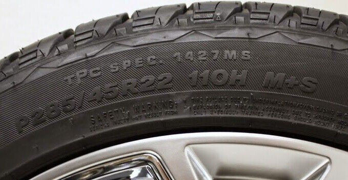 Chevy 22" Hyper Black & Chrome Replica Wheels Bridgestone Tires Silverado Tahoe3