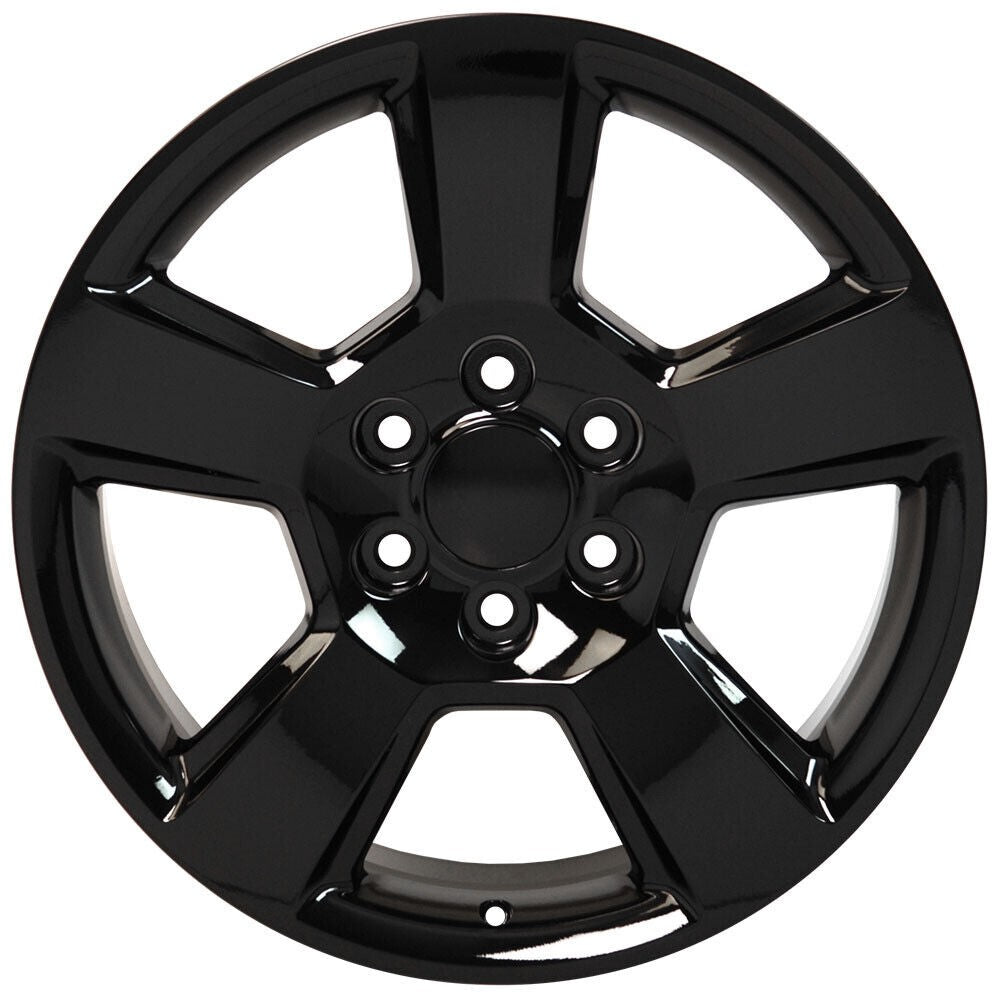 Gloss Black 20" LTZ Wheels Rims for 2000-2026 Chevy Silverado Tahoe Suburban1