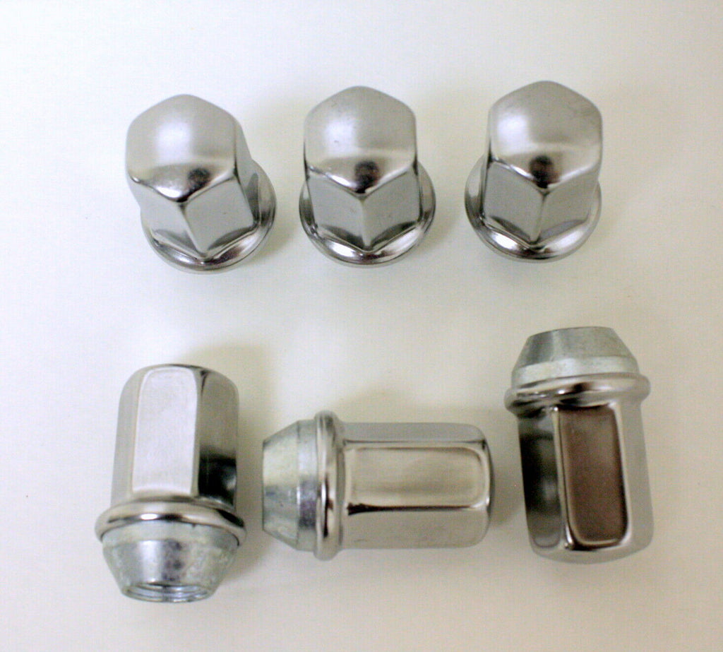 New Set Of 24 GM Chevy Suburban Factory Polished 14x1.5 Lug Nuts 95960703