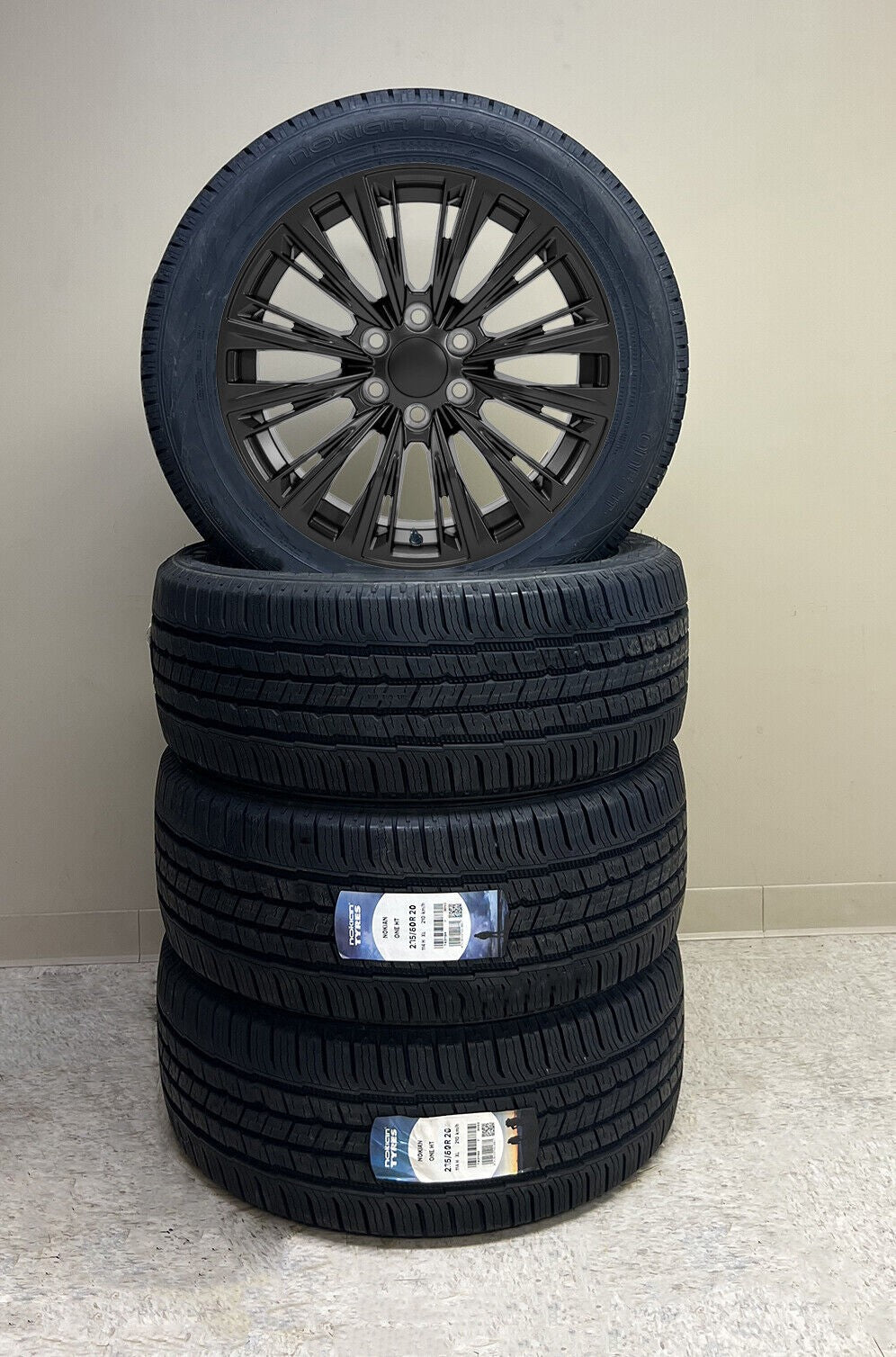 20" Satin Black Cadillac Escalade Style Wheels + All Season Tires Fits 2014-20260