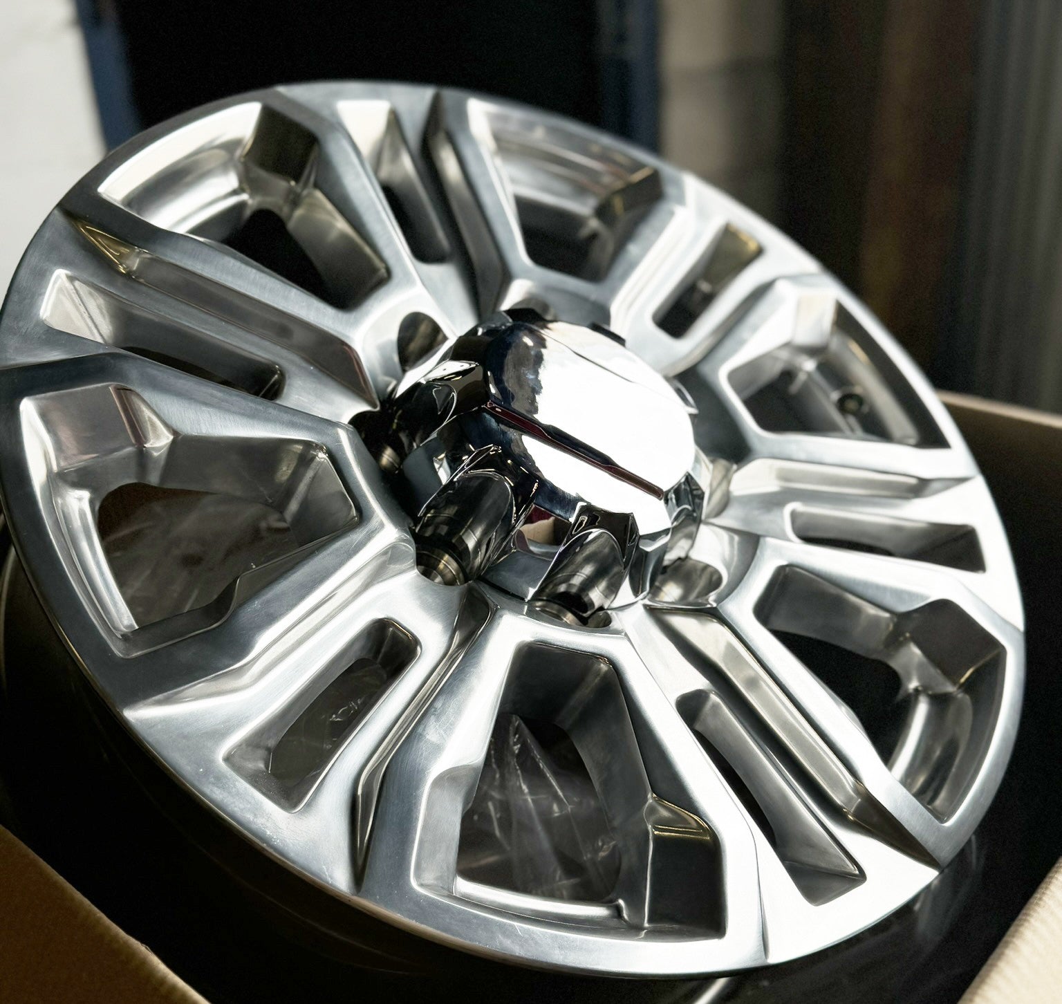 2011-2026 Chevy Silverado 2500 Polished 20" 8-180 Wheels 275/65R20 R/T Tires1