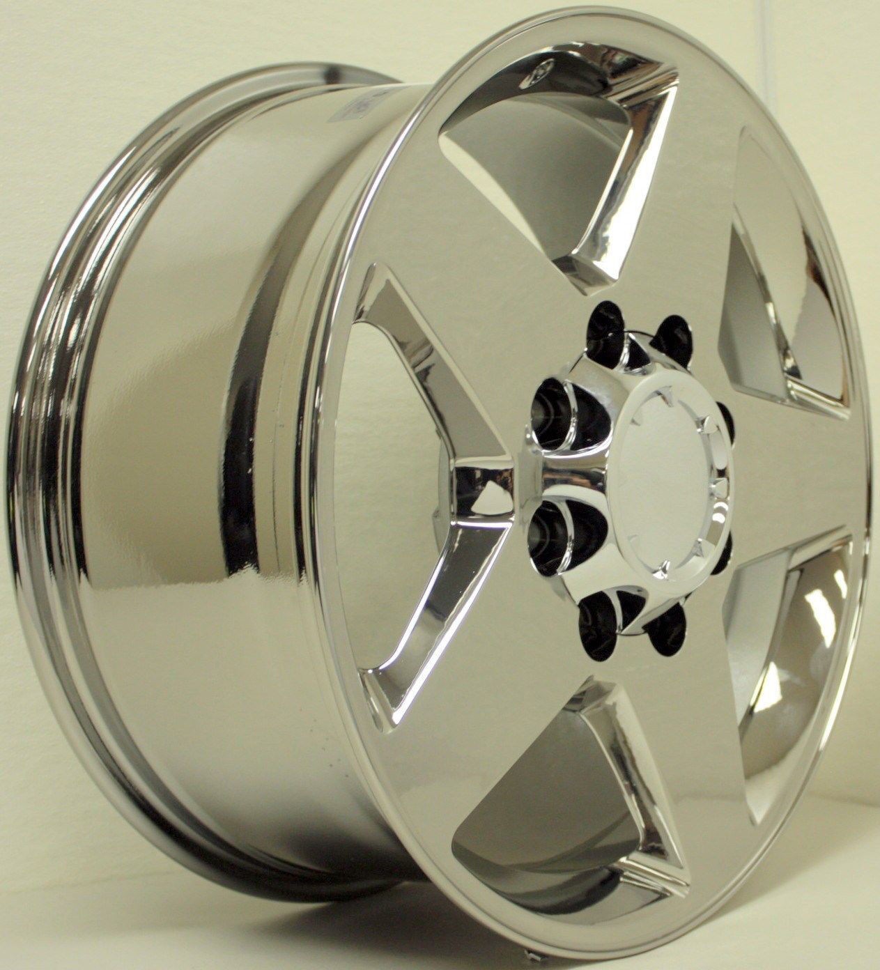 2011-2026 Chevy Silverado 2500 3500 Chrome 20" 8 Lug 5 Spoke Wheels Rims 8-1801