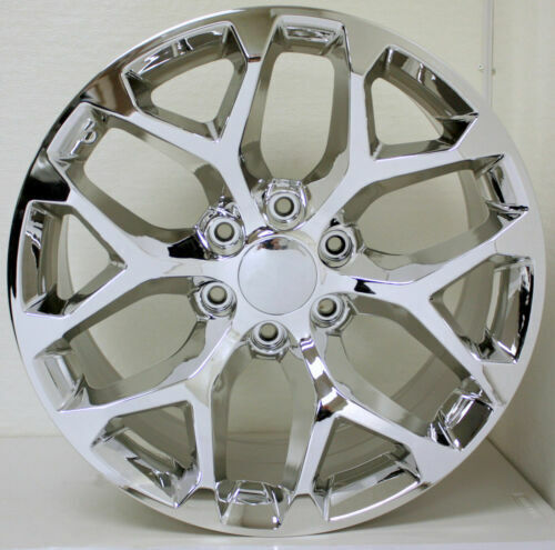 Dodge 20" Chrome Snowflake Wheels For 2019-26 Ram 1500 Laramie Limited Big Horn0