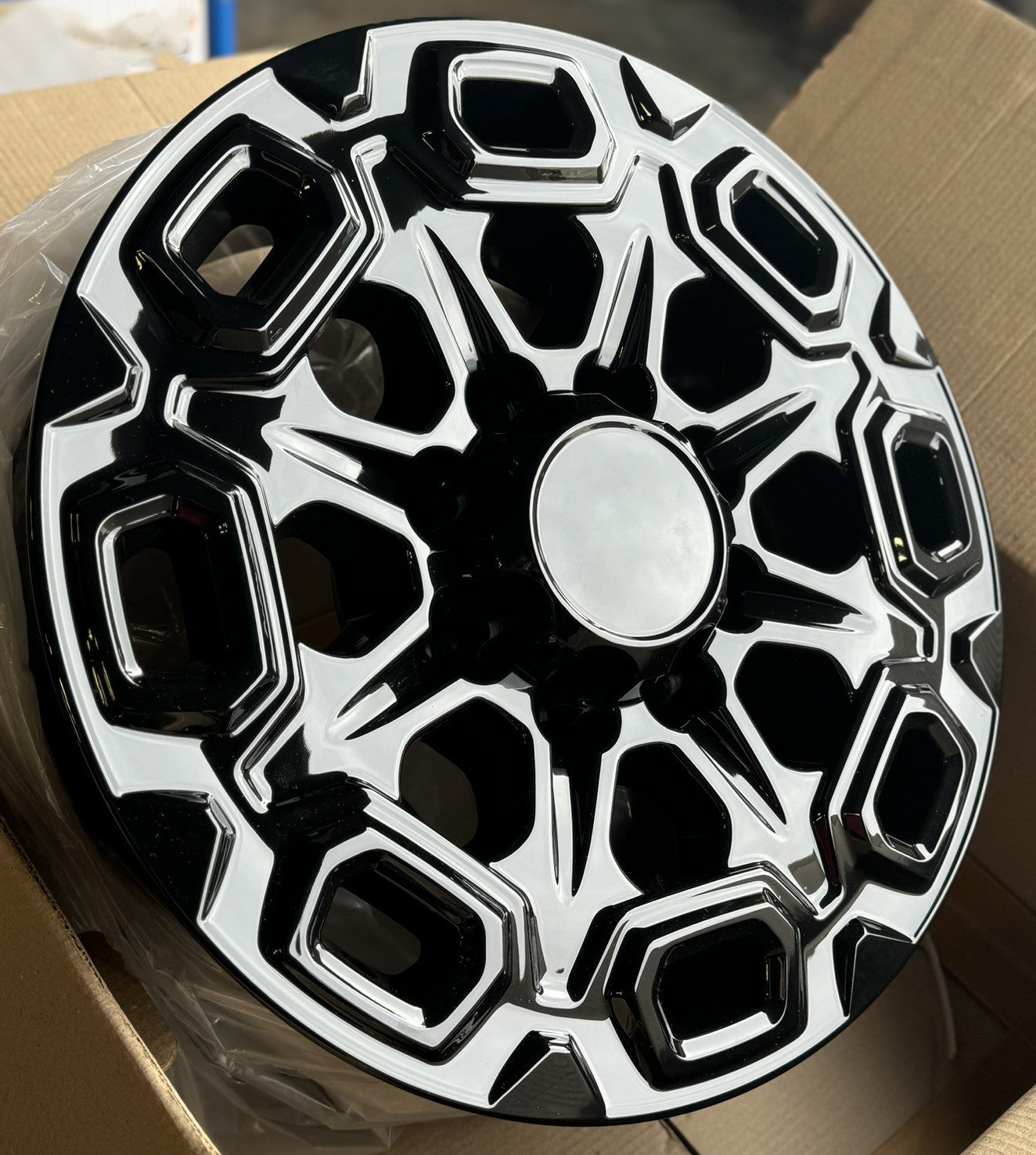 2011-2026 GMC Sierra 2500 Gloss Black 20" 8 Lug 8-180 Wheels 275/65R20 RT Tires3