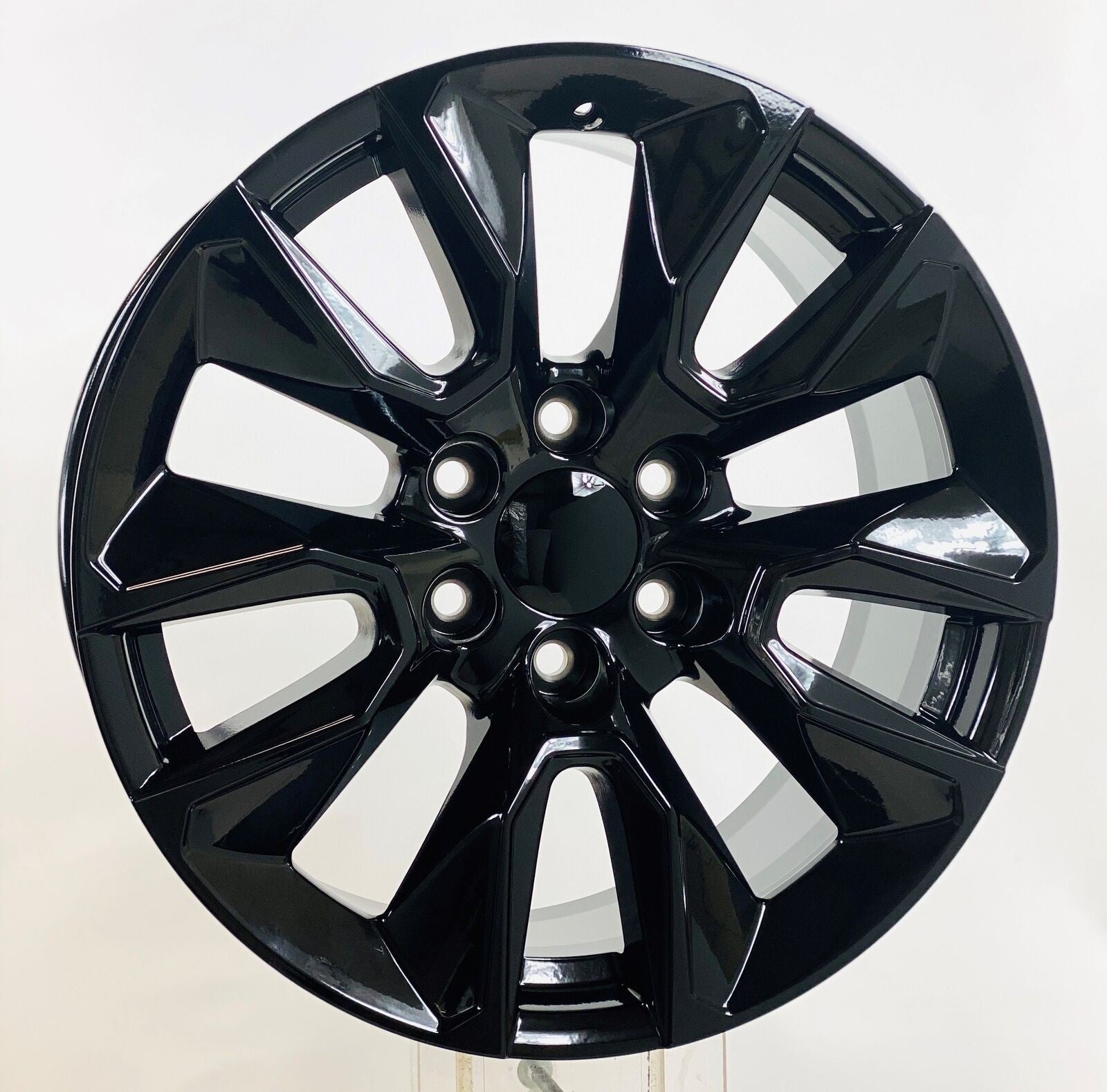 Gloss Black 20" RST Wheels Rims for 2000-2026 Chevy Silverado Tahoe Suburban3