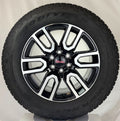20" GMC Sierra Yukon AT4 Black And Machine OEM Wheels Goodyear AT 275/60R2 Tires0