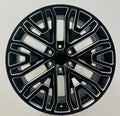 22" Satin Black With Milled Edge Wheels For GMC Sierra Yukon Denali 2000-20260