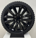 24" Black Platinum Wheels X/T Tires Cadillac Escalade Chevy Tahoe GMC Yukon0