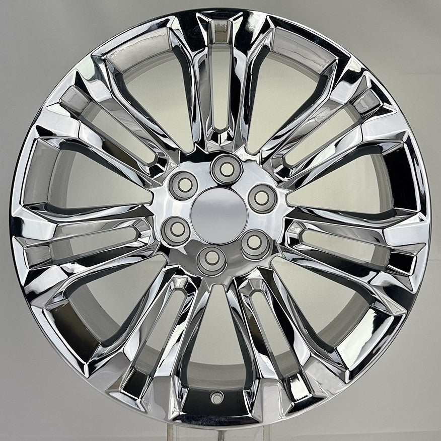 22" Chrome Split Spoke Wheels Rims fits 2000-2026 GMC Sierra Yukon Denali2