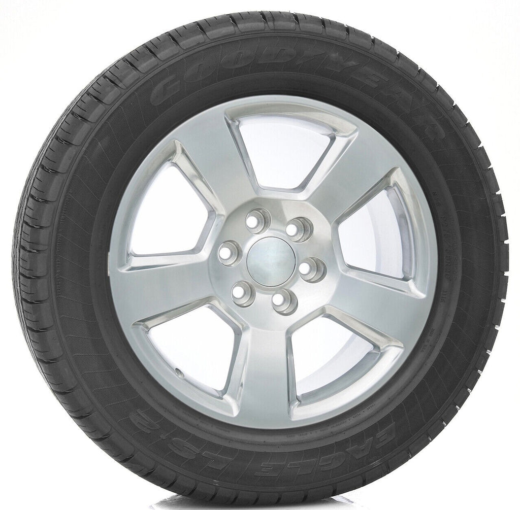Chevy LTZ Style Polished 20" Wheels Tires for 2000-2026 Silverado Suburban Tahoe1