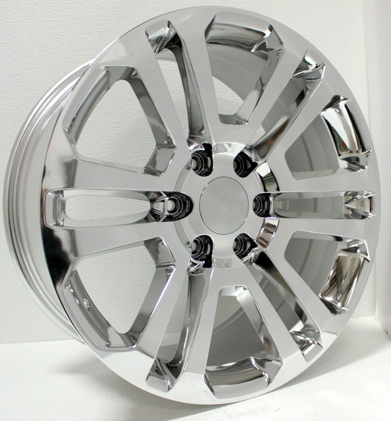 GMC 20" Chrome Split Spoke Replica Wheels Rims For 2000-26 Sierra Yukon Denali0