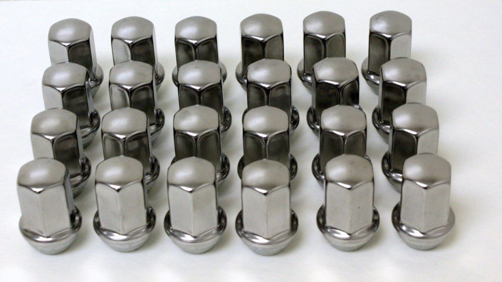 Set 24 Lug Nuts 2015-2026 Chevy Colorado Polished Stainless 14x1.5 Lugs1