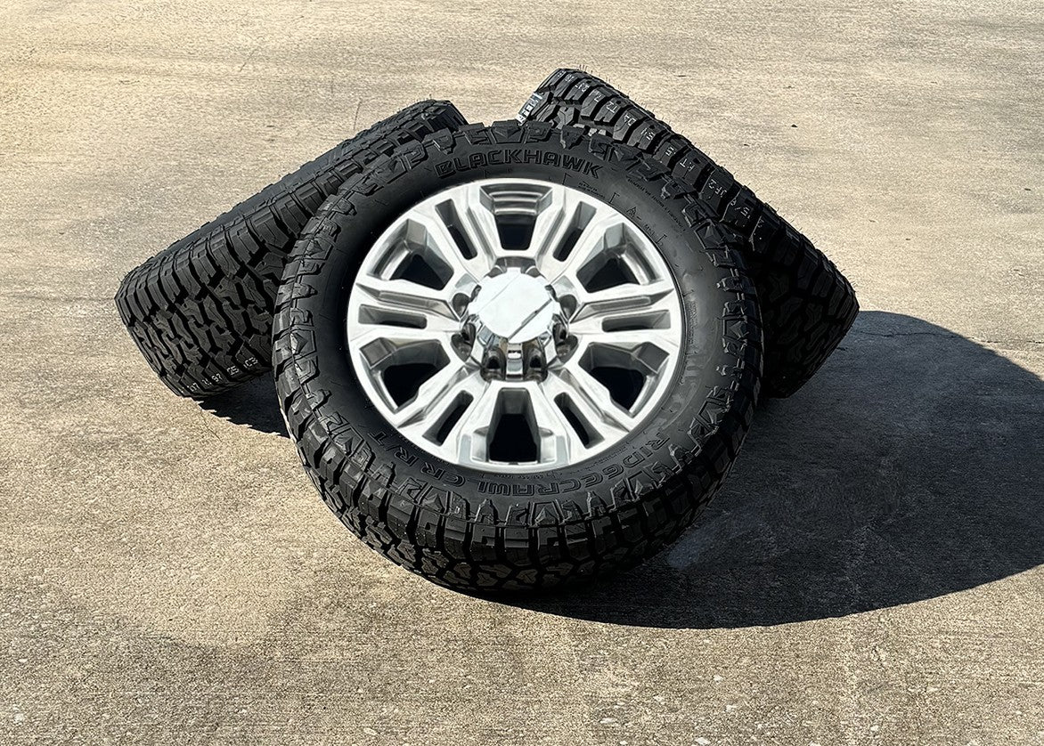 2011-2026 Chevy Silverado 2500 Polished 20" 8-180 Wheels 275/65R20 R/T Tires0