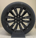 Chevy 22" Black Platinum Wheels Bridgestone Tires For Silverado Tahoe Suburban0