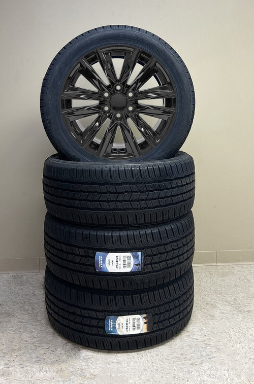 20" Gloss Black Cadillac Escalade Style Wheels + All Season Tires Fits 2014-20260