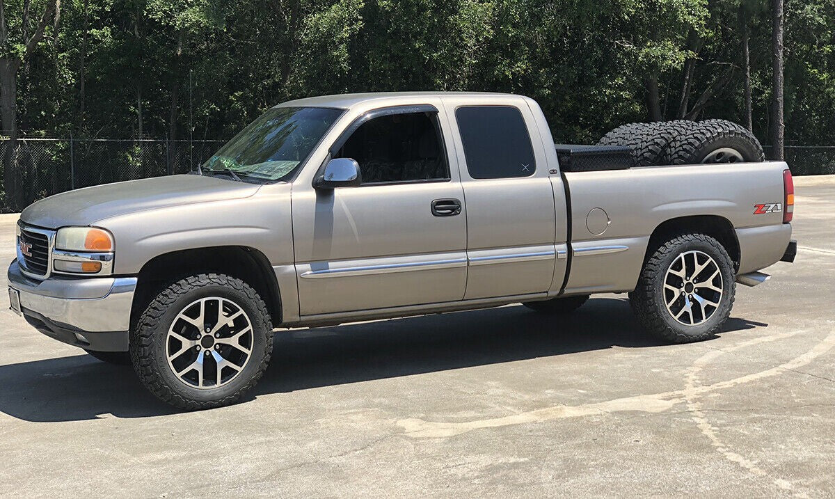 GMC Sierra Yukon Denali 20" Black & Machine Honeycomb Replica Wheels 2000-20261