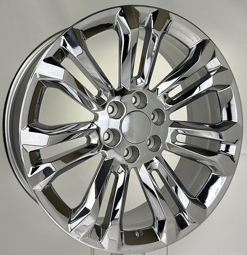 22" Chrome Split Spoke Wheels Rims fits 2000-2026 GMC Sierra Yukon Denali2
