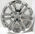 Chevy 22" Chrome Split Spoke Wheels Rims For 2000-18 Silverado Tahoe Suburban0