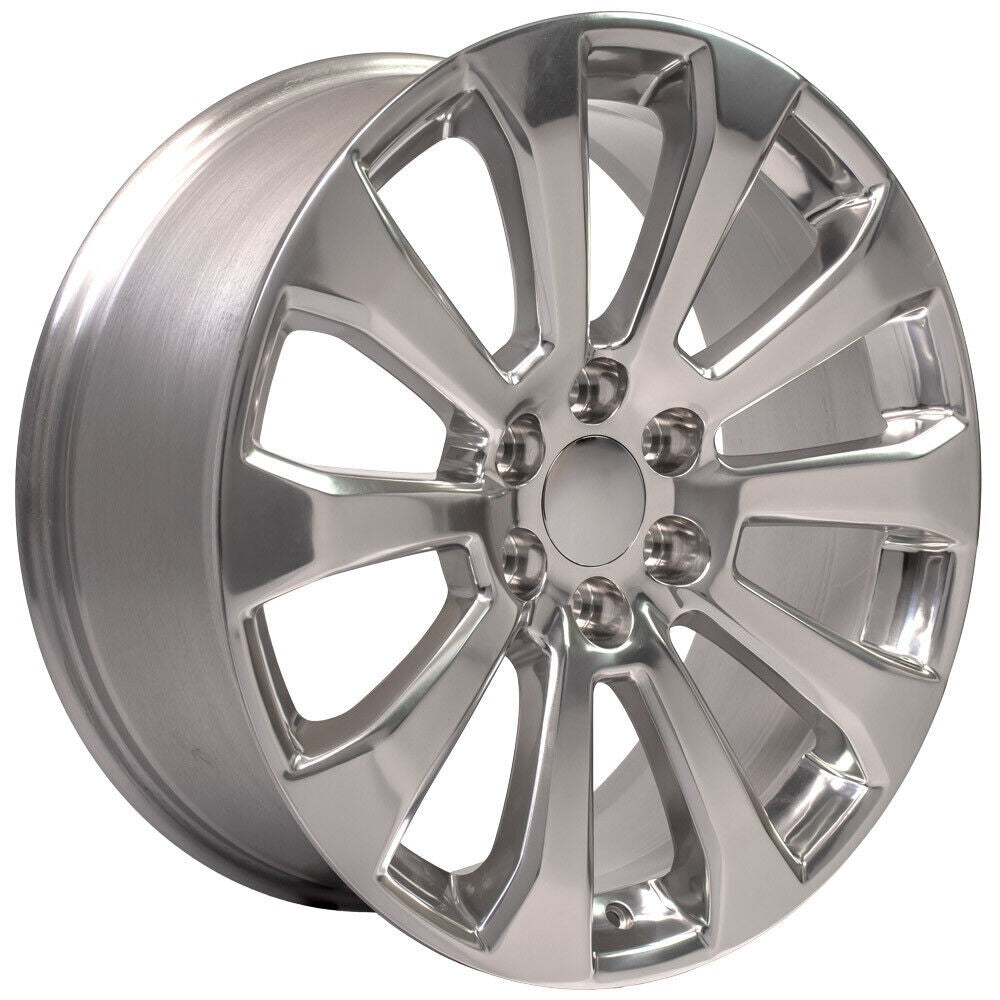 ONE Chevy 22" Polished High Country Replica Wheel For 2000-2026 Silverado Tahoe1