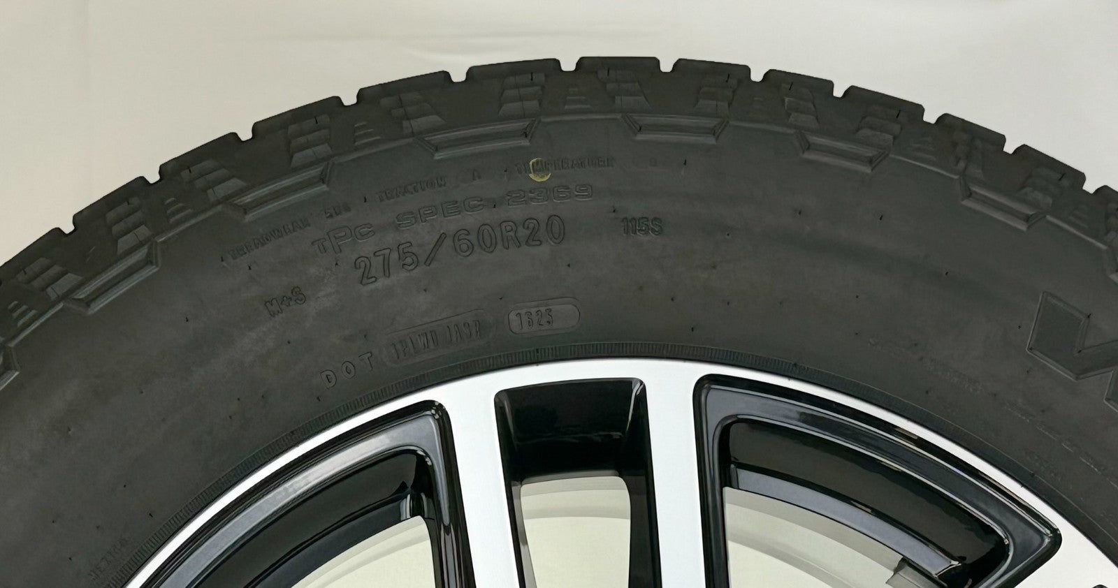 20" GMC Sierra Yukon AT4 Black And Machine OEM Wheels Goodyear AT 275/60R2 Tires3