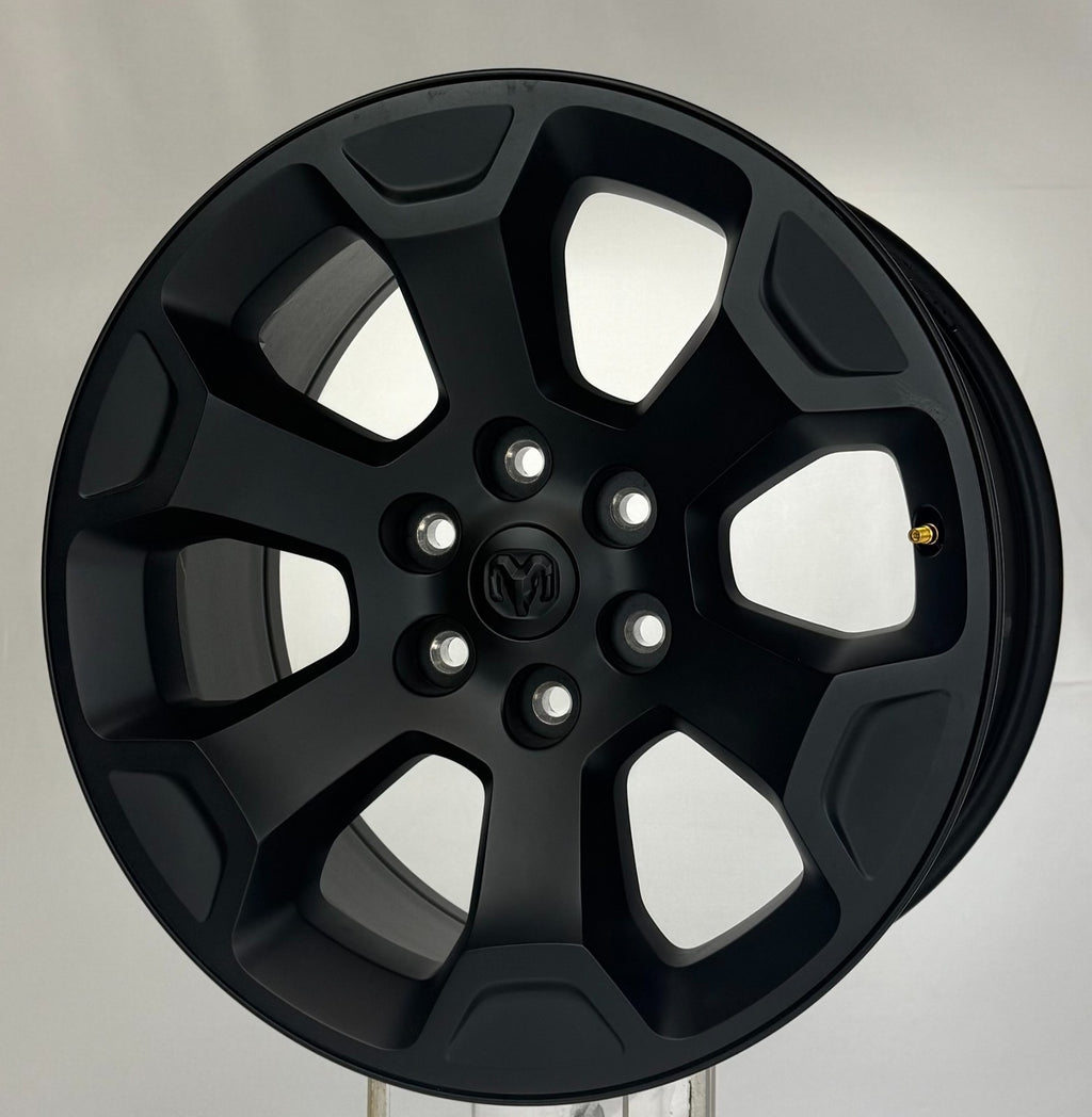 20" Dodge Ram 1500 Satin Black Clad Factory OEM Wheels Set Of 4 New Takeoff2