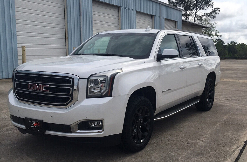 Chevy Silverado Suburban Tahoe 20" Satin Black Snowflake Wheels Goodyear Tires2