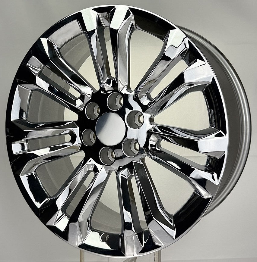 22" Chrome Split Spoke Wheels Rims fits 2000-2026 GMC Sierra Yukon Denali1