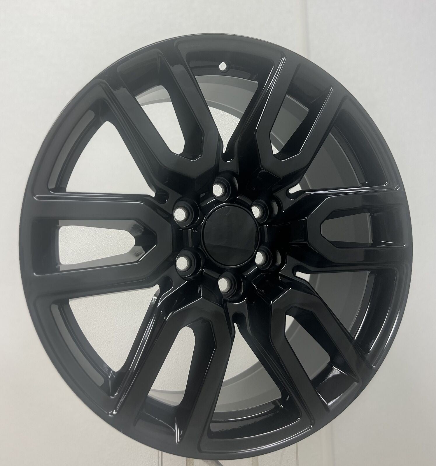 Gloss Black 20" AT4 Style Wheels Rims for 2000-2026 GMC Sierra Yukon Denali Set1