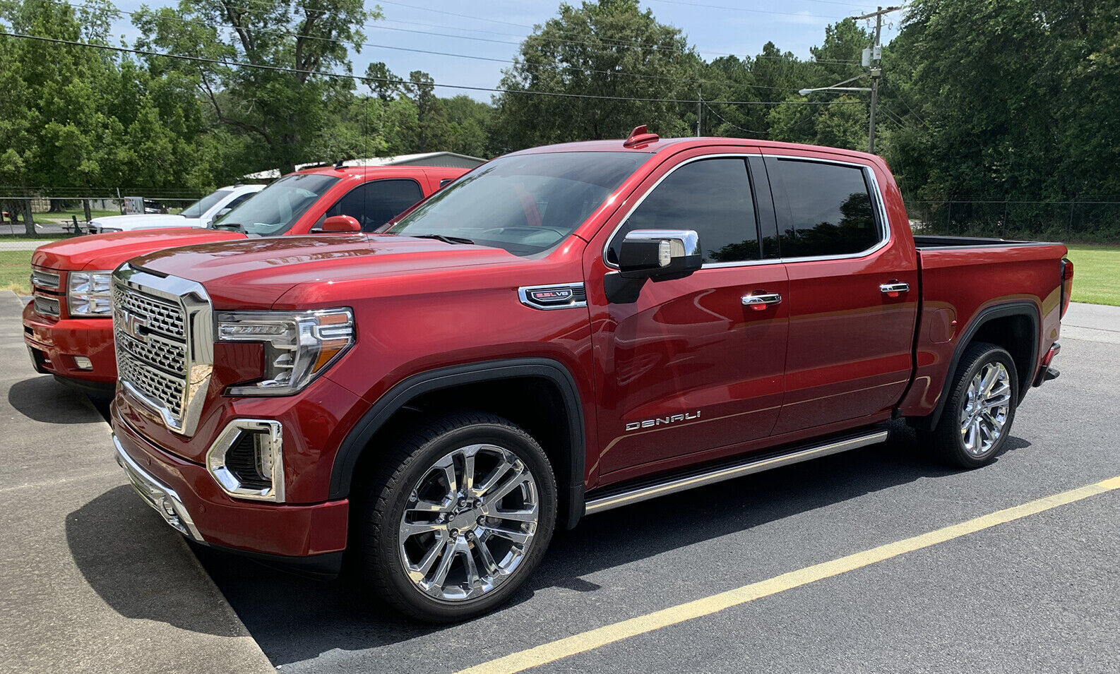 Chevy 22" Chrome Split Spoke Wheels Rims For 2000-18 Silverado Tahoe Suburban2