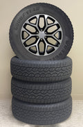 20" Machine Black Snowflake Wheels Goodyear AT Tire GMC Sierra Yukon Denali0