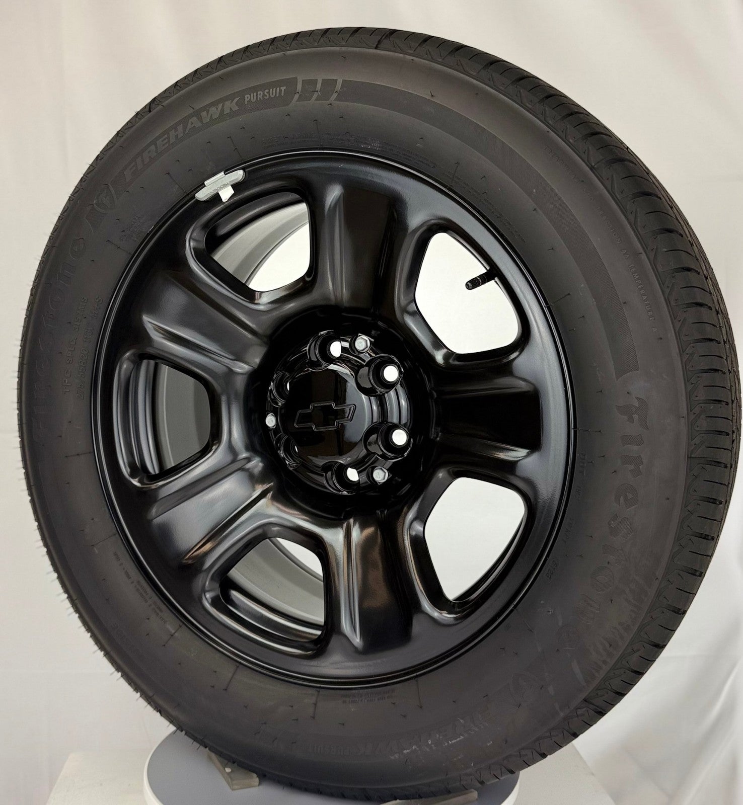 20" Chevy Silverado Tahoe Suburban OEM GM PPV Wheels Firestone Tires TPMS LUGS4