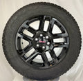 20" GMC Sierra Yukon Gloss Black OEM Wheels Bridgestone AT Tire TPMS LUG NUT0