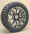 20" Chevy Tahoe Gunmetal RST OEM Wheels 33x12.50R20 Mud Terrain Tires TPMS0