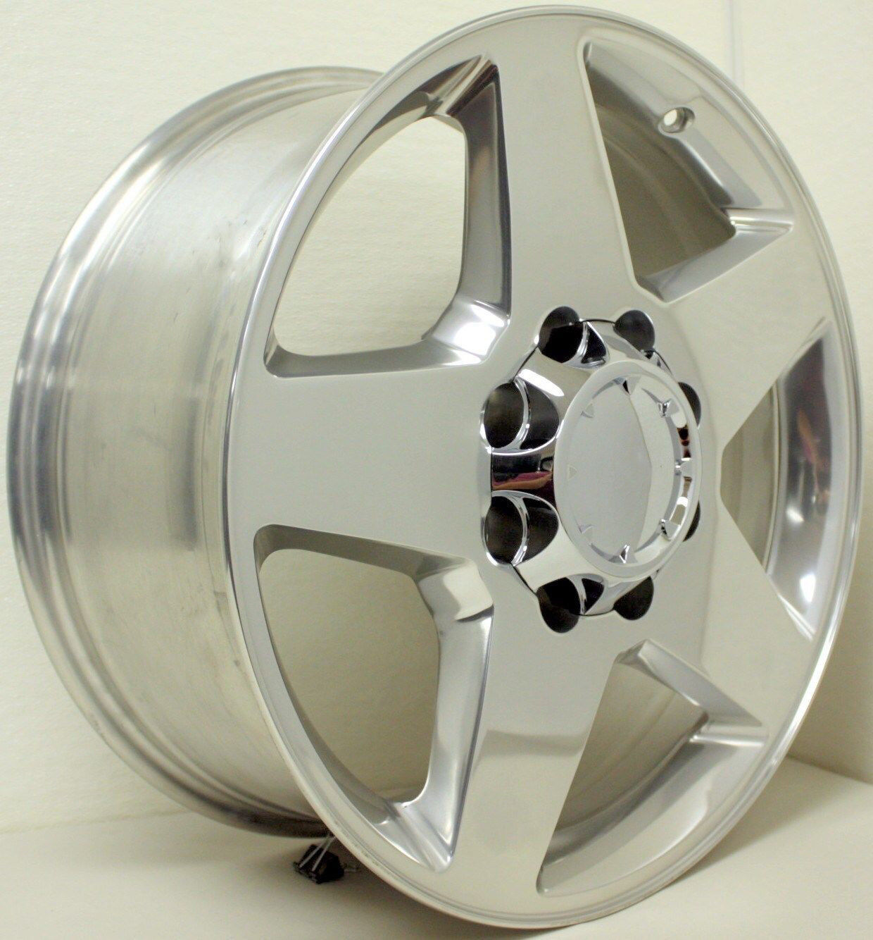 2001-2010 Chevy Silverado 2500 3500 HD Polished 20" 8 Lug 8x6.5 SINGLE Wheel0