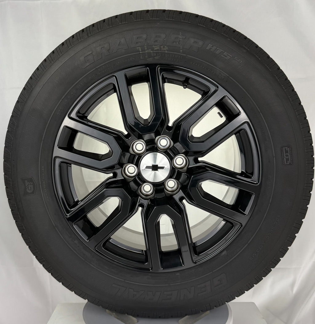 20" Chevy Silverado Tahoe Suburban OEM GM Wheels General HT Tires TPMS LUGS2