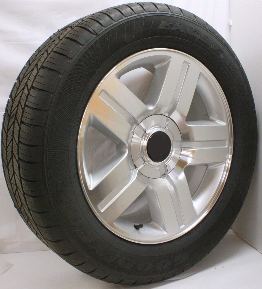 GMC 20" Texas Machine Wheels Goodyear Tires For 2000-18 Sierra Yukon Denali0