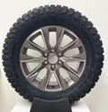 20" Silver Machine LTZ Wheels Blackhawk R/T Tires For Chevy Silverado Tahoe Set0