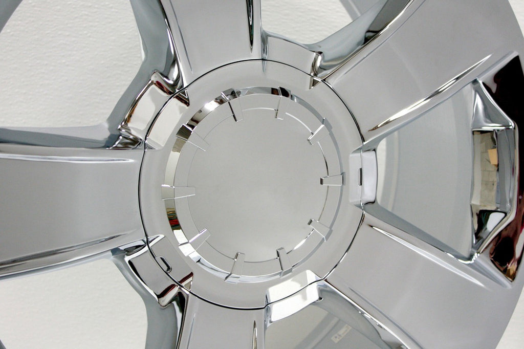 Chevy 20" Chrome Five Spoke Wheels Goodyear Tires Silverado Tahoe Suburban4