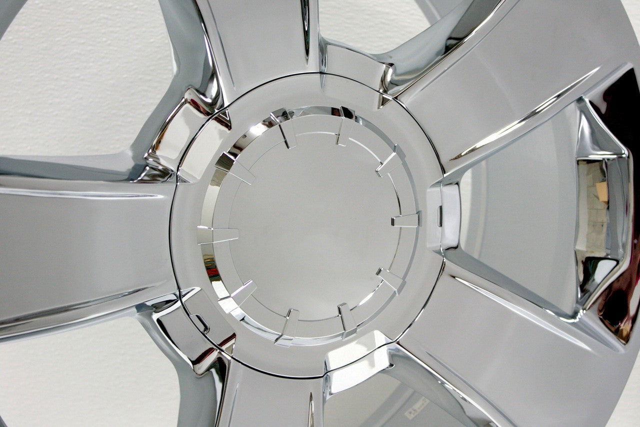 Chevy 20" Chrome Five Spoke Wheels Goodyear Tires Silverado Tahoe Suburban4