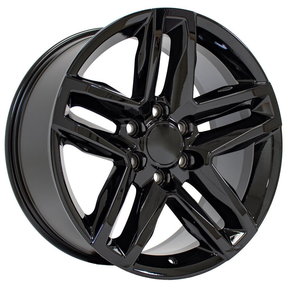Gloss Black 20" Trail Boss Style Wheels 2000-2026 Chevy Silverado Tahoe Suburban2