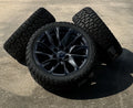 Gloss Black 22" SSX Wheels Blackhawk R/T Tires GMC Sierra Yukon Denali New Set 40