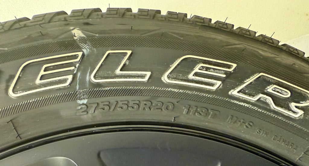 New Takeoff 20" Satin Black Wheels Bridgestone Tire Fits 2000-20 Chevy Suburban3